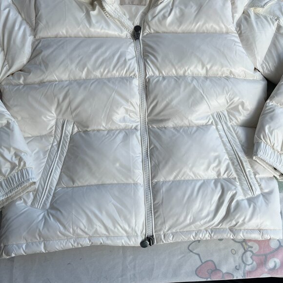 Moncler Hooded Down Jacket White - Picture 4 of 8